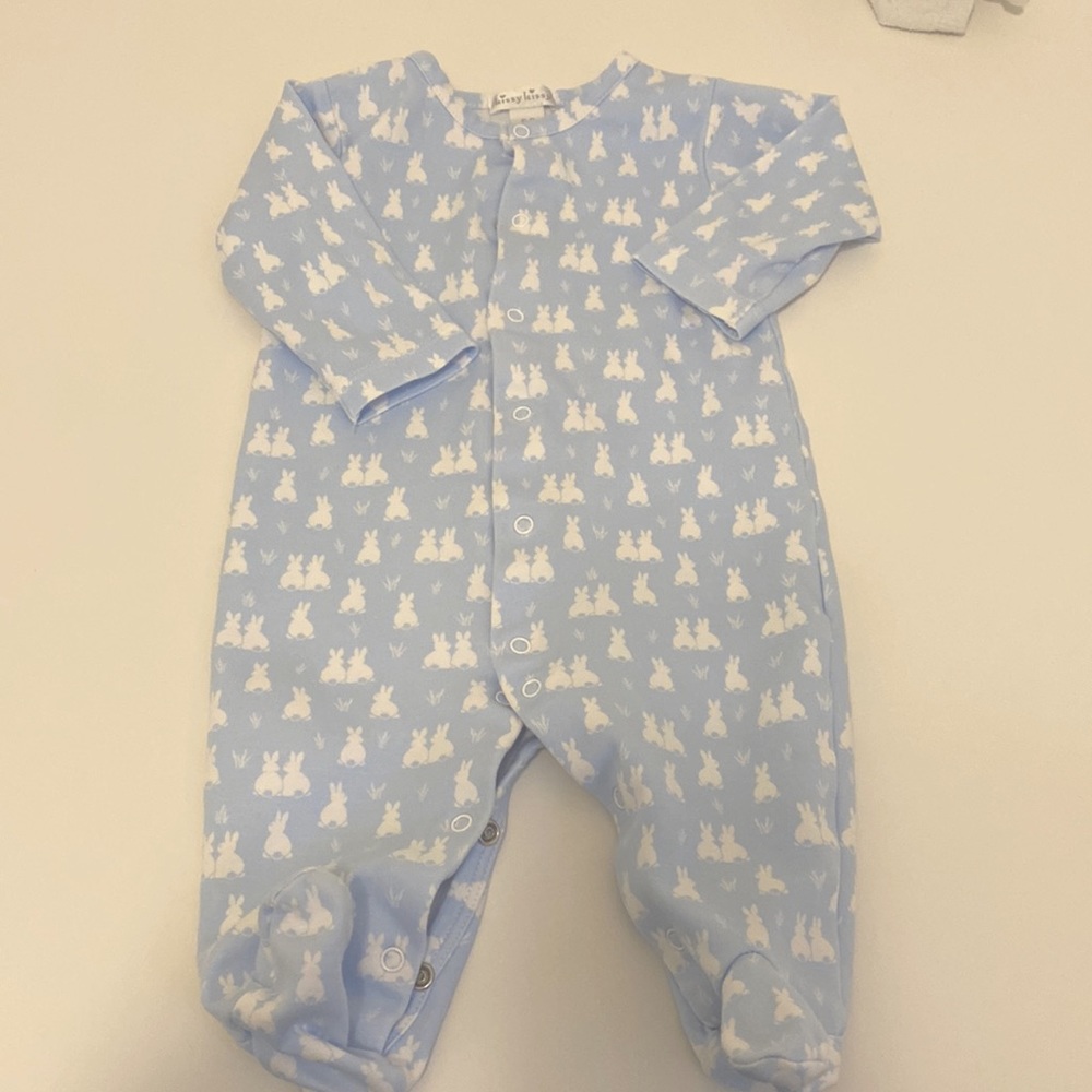 Blue Bunny Kissy Kissy Footie
